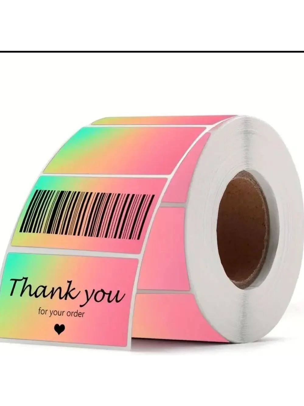 500pcs Direct Thermal Stickers Gradual Color Change